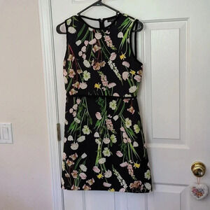 Victoria Beckham Target English floral Dress S Garden Romantic Church Modest